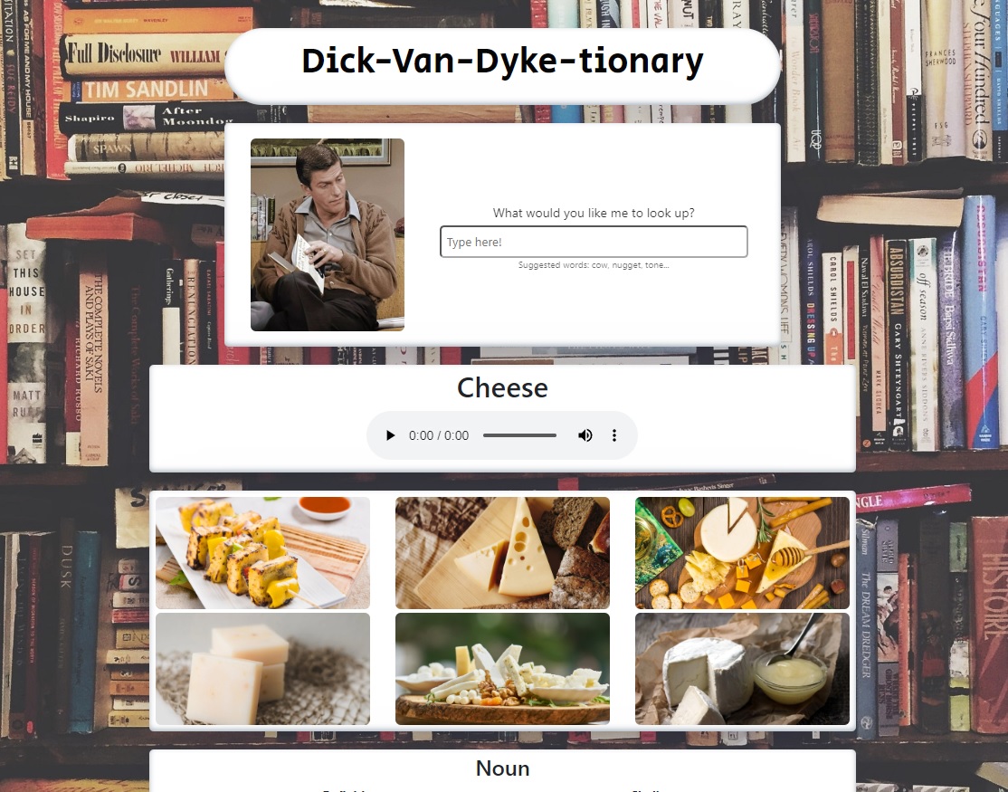 Dick Van Dyke Dictionary app